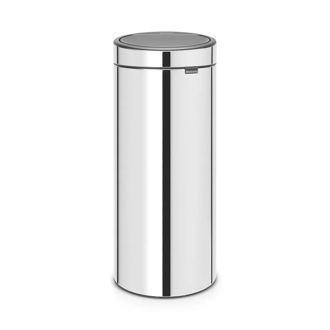 Papperskorg Brabantia Touch Bin brilliant stål 30L