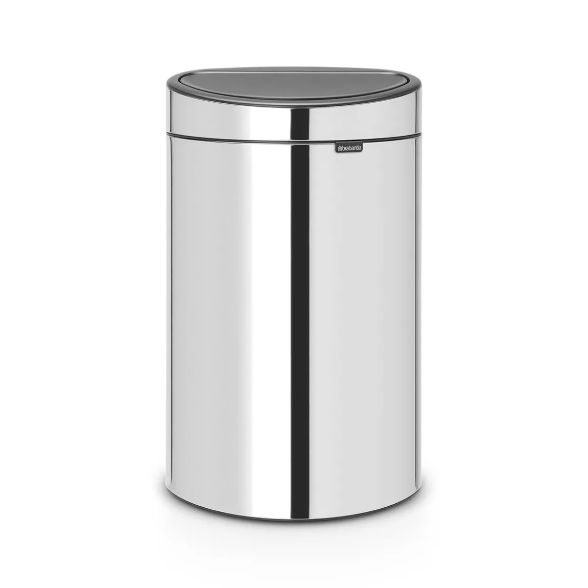 Papperskorg Brabantia Touch Bin brilliant stål 40L