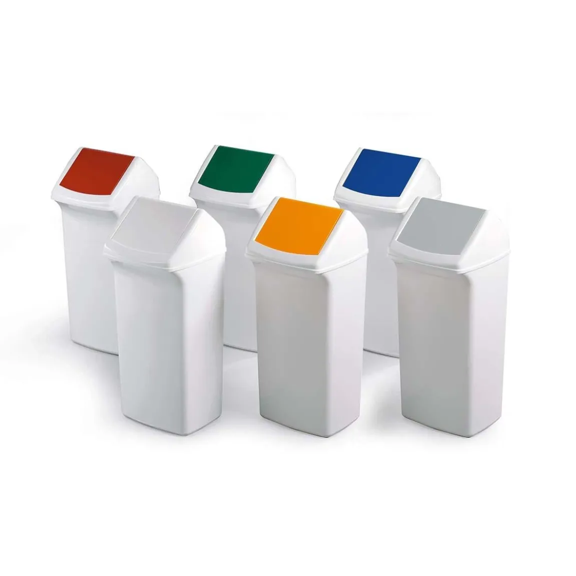 Papperskorg Durable Durabin Square Vit 40L