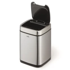 Papperskorg Durable No Touch Sensorstyrd Silver 6L
