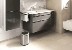 Papperskorg Durable No Touch Sensorstyrd Silver 6L