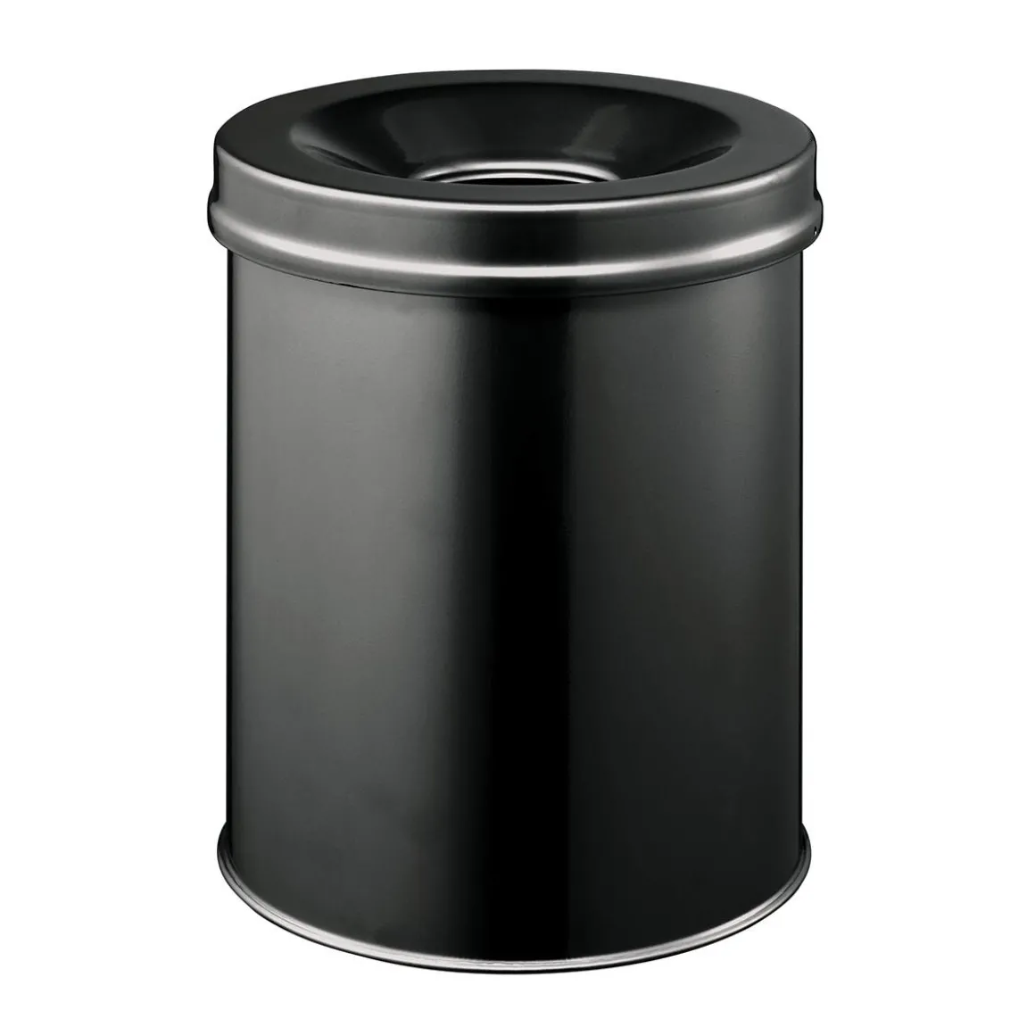 Papperskorg Durable Safe Svart 15L
