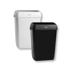 Papperskorg Katrin Med Lock Vit 50L