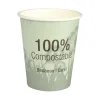Pappersmugg 100% komposterbar Grön 24cl