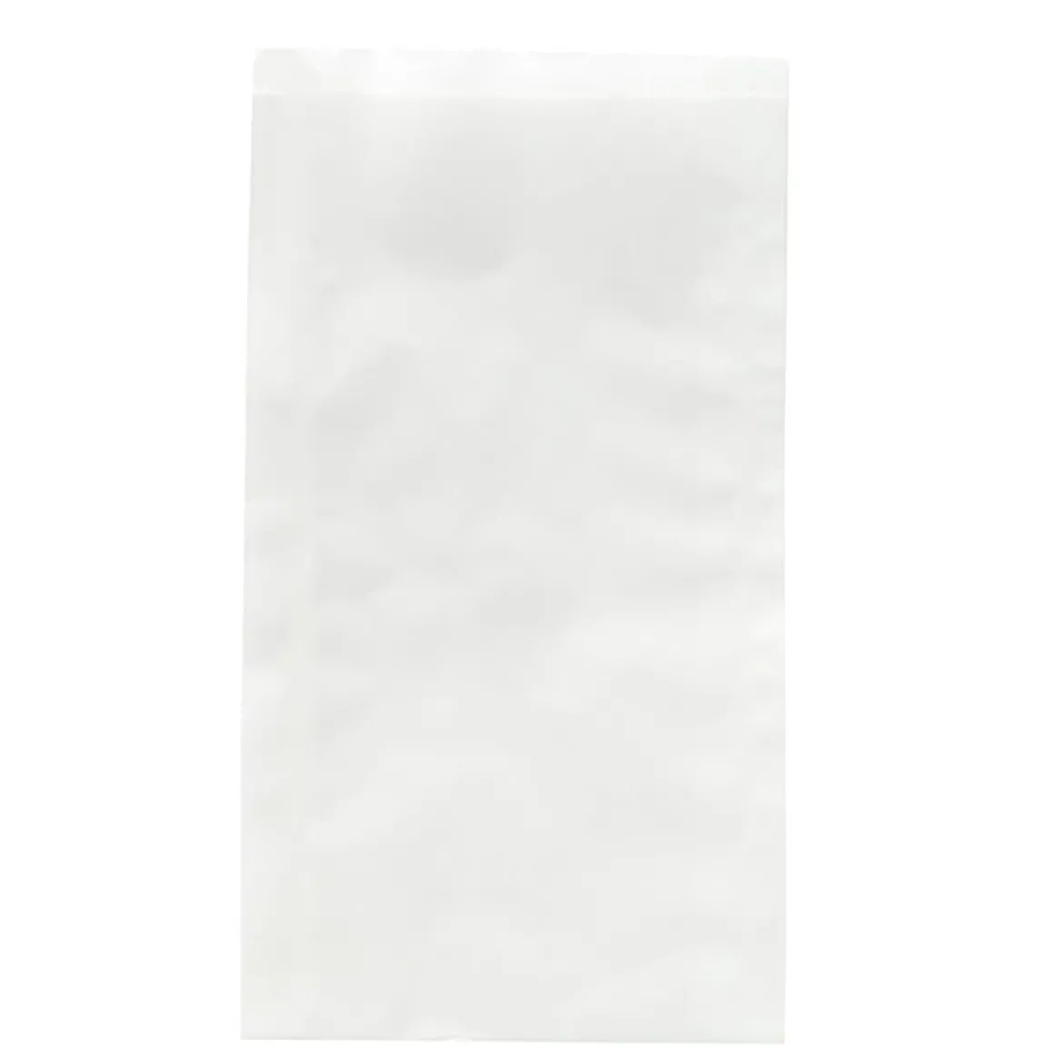 Papperspåse Plan Invik 1/2kg Vit 120/40x225mm