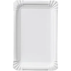 Papperstallrik Duni Assiett Vit 13x20cm