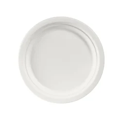 Papperstallrik Duni Flat Bagasse Vit Ø22cm