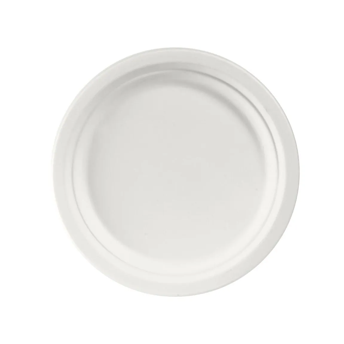 Papperstallrik Duni Flat Bagasse Vit Ø22cm