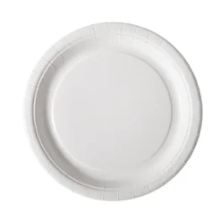 Papperstallrik Duni Flat Belagd Vit Ø22cm
