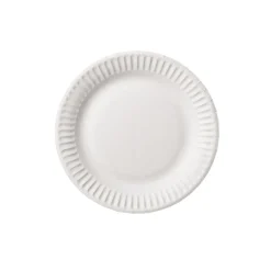 Papperstallrik Duni Flat Obelagd Träfiber Vit Ø15cm