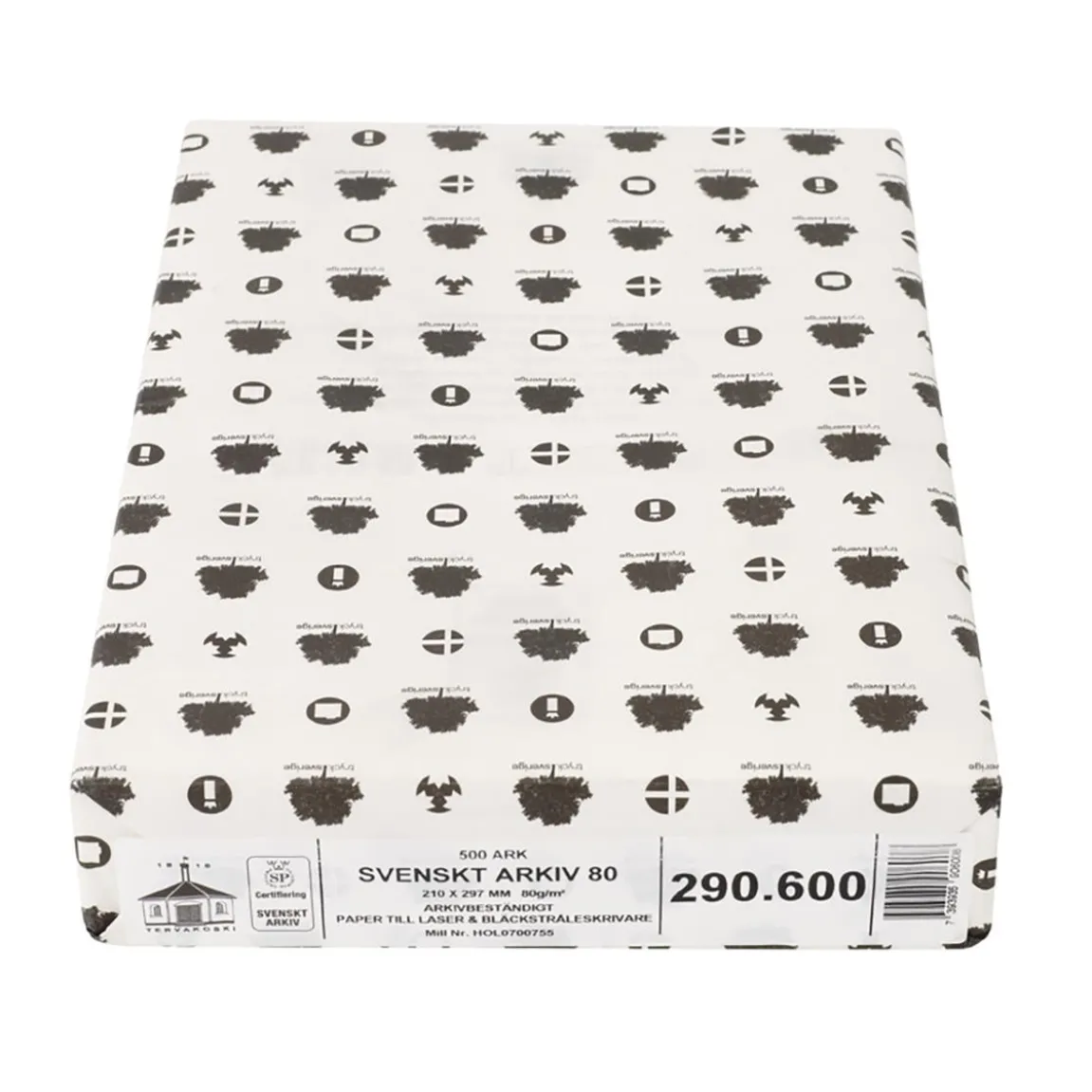 Papper Svenskt Arkiv vitt A4 80g