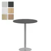 Pelarbord Lanab Björk/Silver Ø900 H1100mm