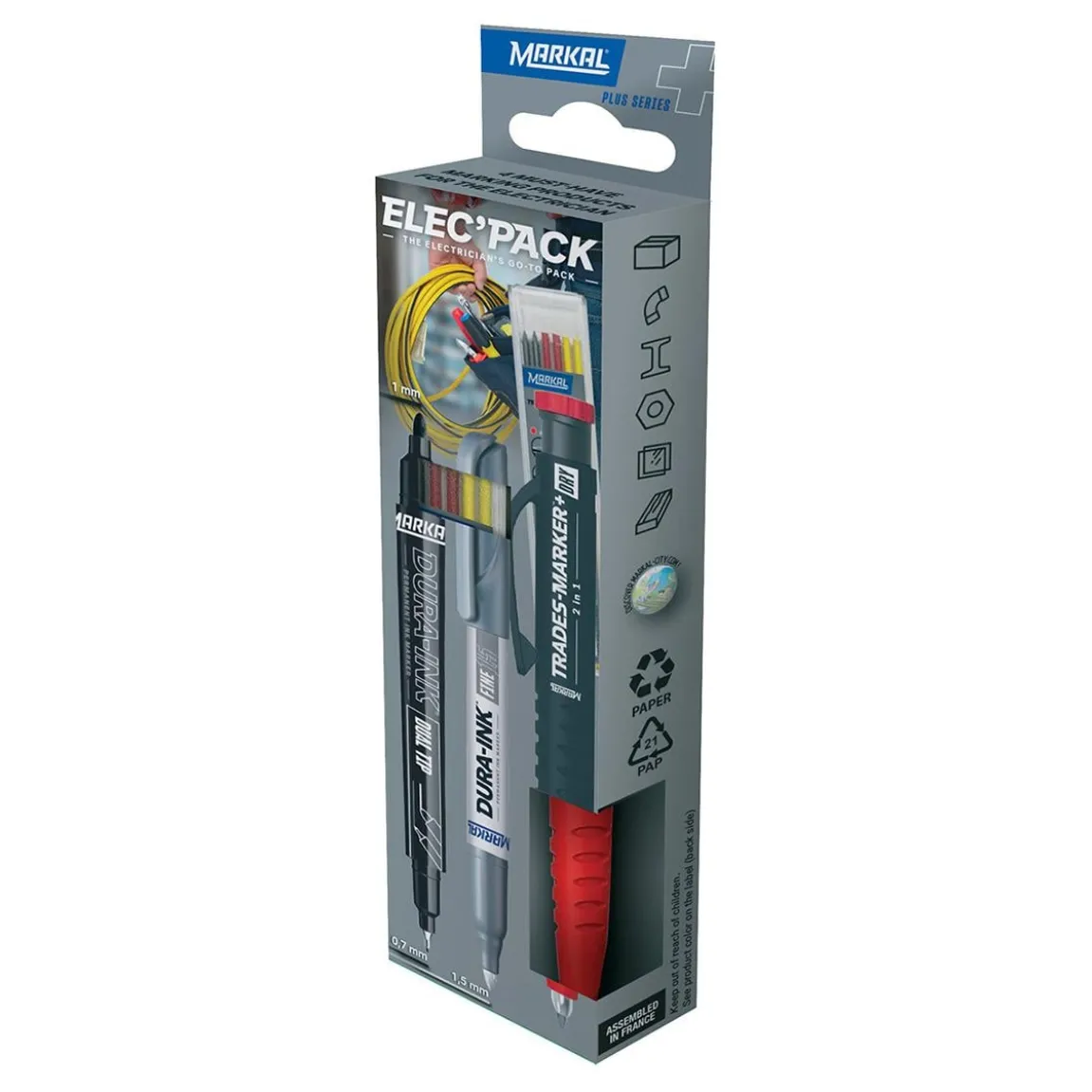 Pennset Markal Elektriker 3+Refill