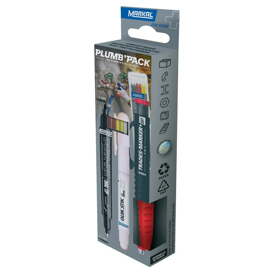 Pennset Markal Rörmokare 3+Refill