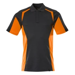 Pikétröja Mascot 22083-771 Mörk Marin/Varselorange 2XL