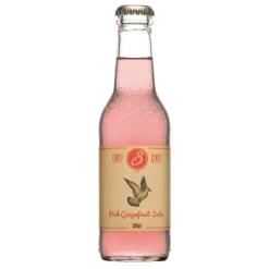 Pink Grapefruit Soda Three Cents 200ml