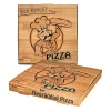Pizzakartong Bon appetit Tryckt natur 300x300x35mm