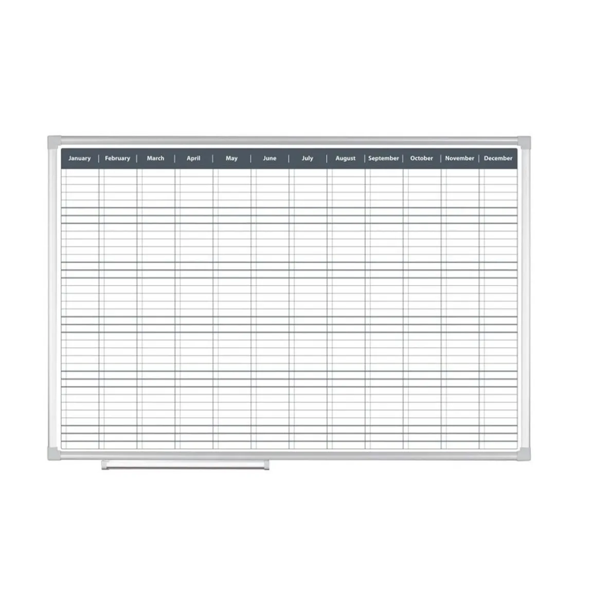 Planeringstavla Årsplan månadsuppdelad 60x90cm