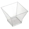 Plastbägare Fyrkantig PS Klar 50x50x45 mm 60ml