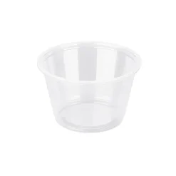 Plastbägare Rund PP Klar Ø74x45mm 110ml