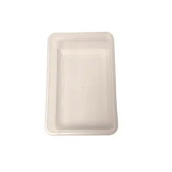 Plastburk Med Slätt Lock PP Klar 185x125x50mm 800ml