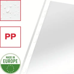 Plastficka Esselte PP 0,105mm Klar A4