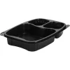 Plastform Bistro 3-F PP Svart 254x174x42mm 591/147/147ml
