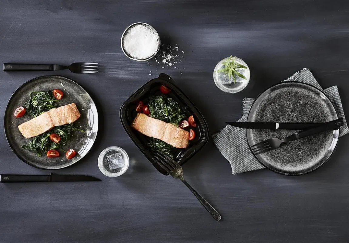 Plastform Bistro PP Svart 190x155x41mm 700ml