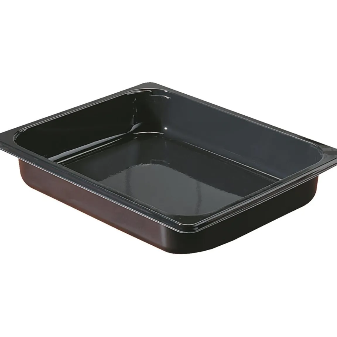 Plastform Duniform 1/2 GN CPET Svart 3550ml