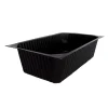 Plastform Duniform 1/4 GN PP Svart 2000ml