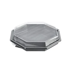 Plastform Duni Octaview Apet Grå/Klar 230x230x50mm 830ml