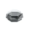 Plastform Duni Octaview Apet Grå/Klar 190x190x80mm 823ml
