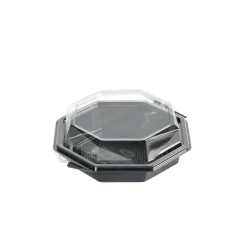 Plastform Duni Octaview Apet Grå/Klar 160x160x60mm 417ml