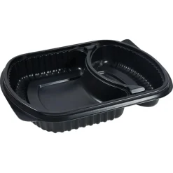 Plastform 2-F PP Svart 238x203x38mm 625/298ml