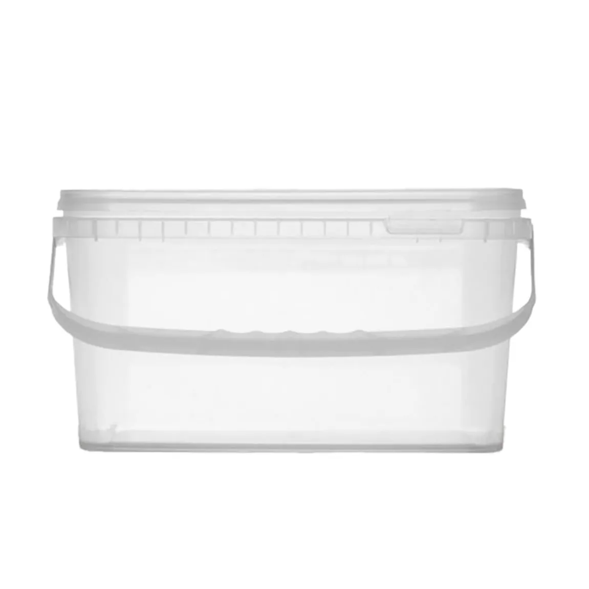 Plasthink Med Lock Rektangulär PP Klar 191x129mm 2000ml