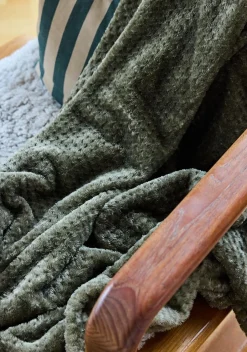 Pläd Sagaform Anni Grön