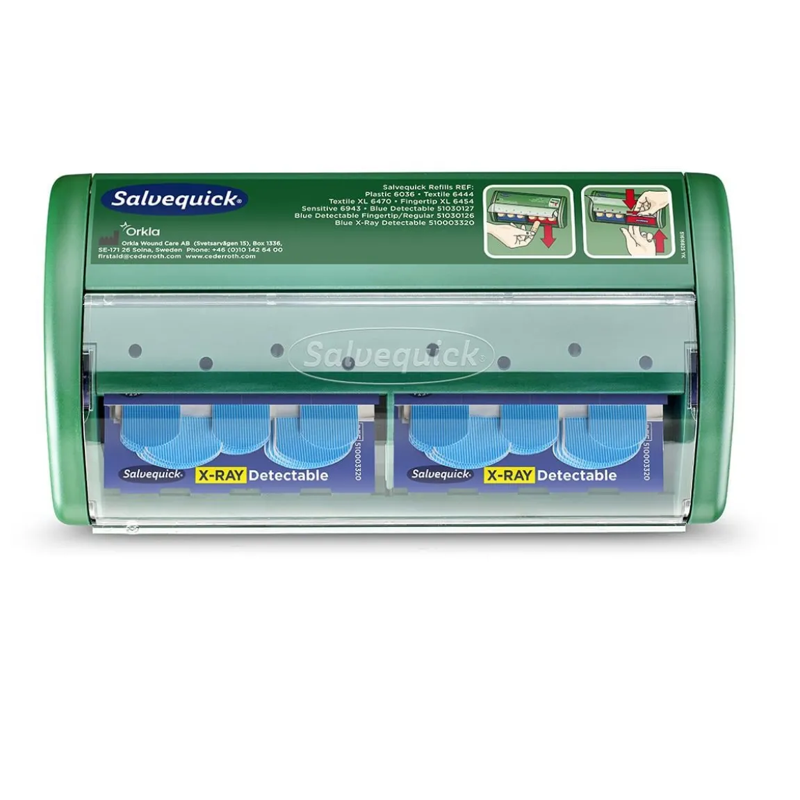 Plåsterautomat Salveqvick X-Ray Detecteble För Kök 2x30st
