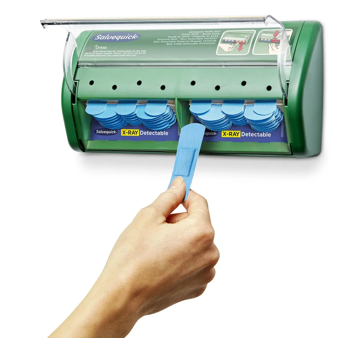 Plåsterautomat Salveqvick X-Ray Detecteble För Kök 2x30st