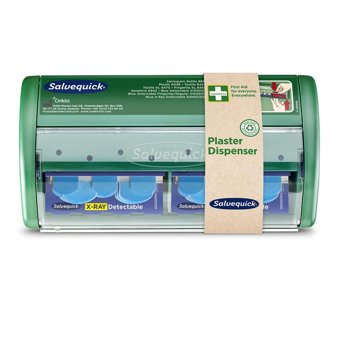 Plåsterautomat Salveqvick X-Ray Detecteble För Kök 2x30st