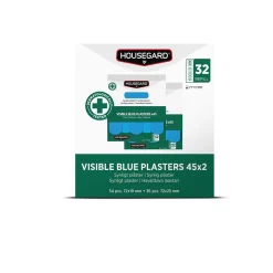 Plåster Housegard Visible Refill Blå
