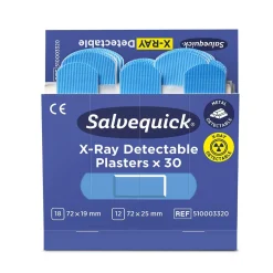 Plåster Salveqvick X-Ray Detecteble Blå 30st