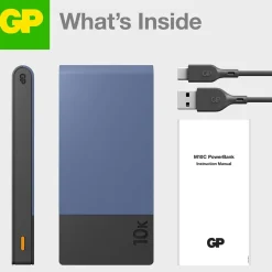 Powerbank GP M2+ 10000mAh Blå