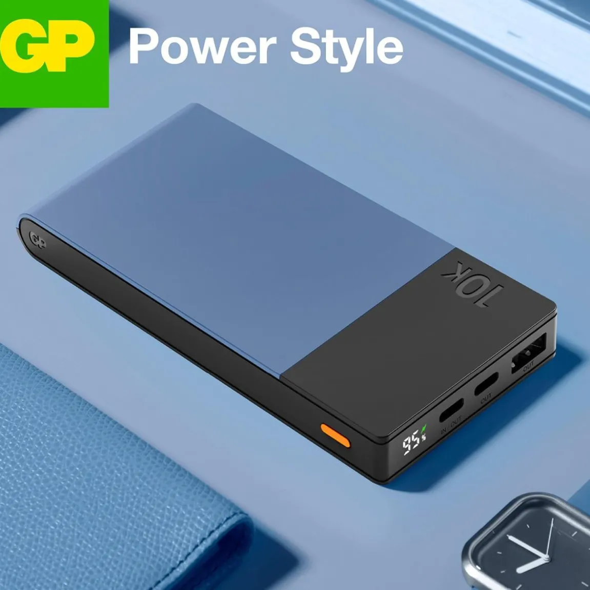 Powerbank GP M2+ 10000mAh Blå