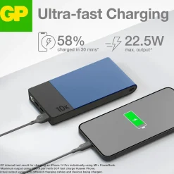 Powerbank GP M2+ 10000mAh Blå