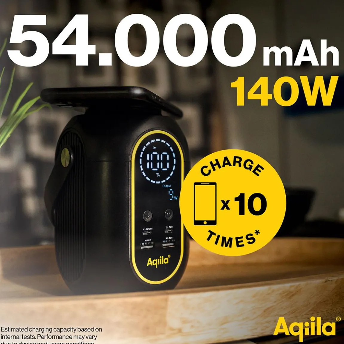 Powerstation Aqiila Powerbird S140 54000 mAh 200Wh