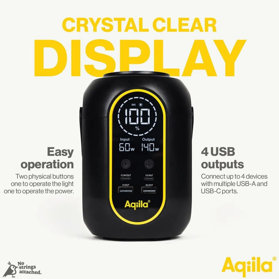 Powerstation Aqiila Powerbird S140 54000 mAh 200Wh