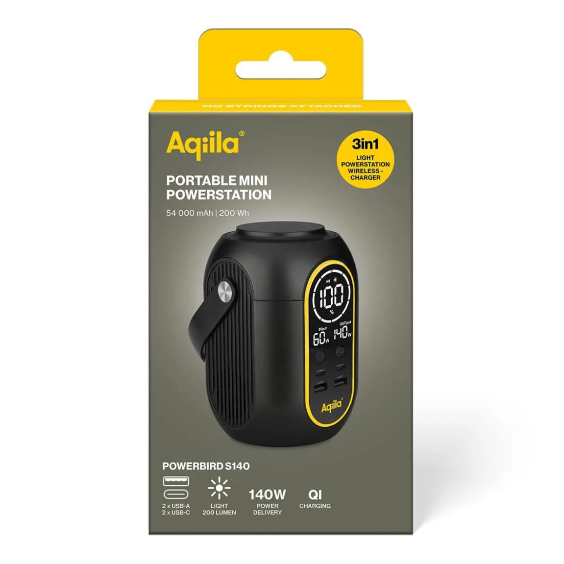 Powerstation Aqiila Powerbird S140 54000 mAh 200Wh