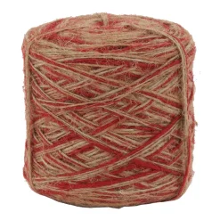Presentband Jute Röd Melerad 166m