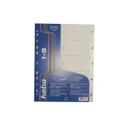 Pärmregister Keba Business Plast 1-5 A4