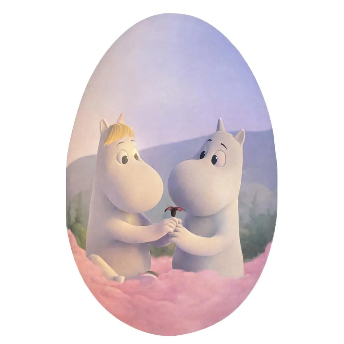 Påskägg Mumin 3-motiv 306g